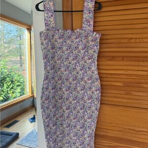 Petal & Pup Purple Multicolor Midi Dress